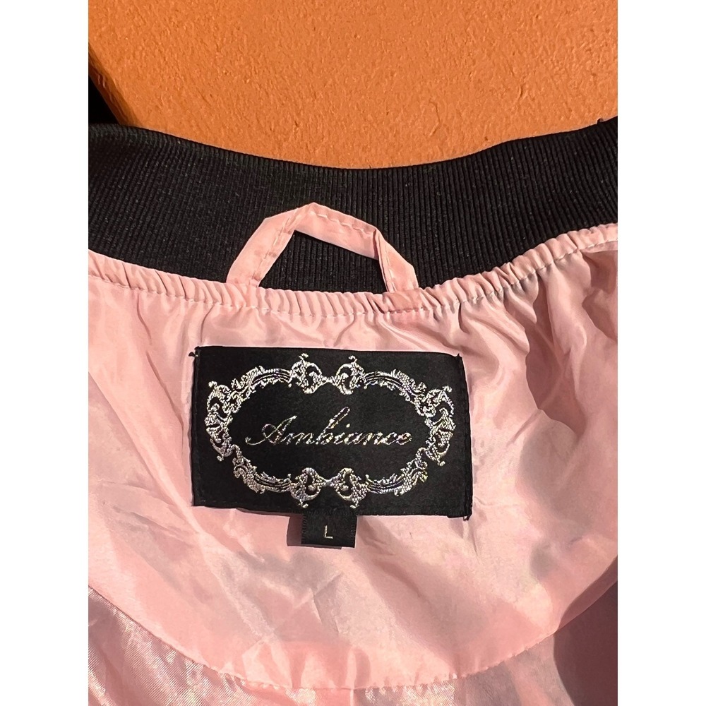 Homemade Pink Ladies Jacket and Poodle Skirt Costume Set 50s Grease Theme Large - Picture 7 of 13